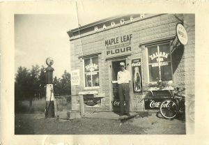 Historical store in Badger Manitoba