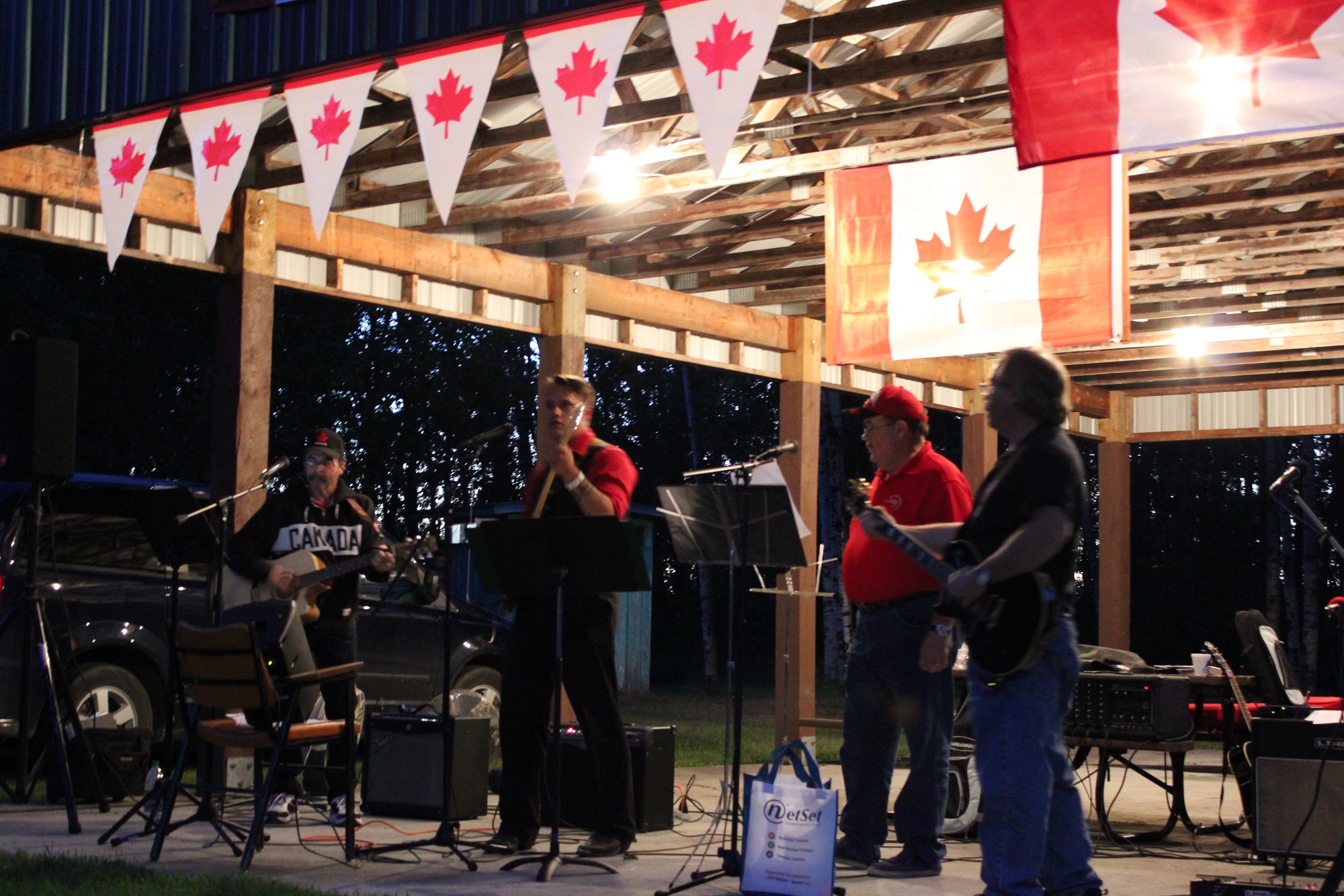 Canada Day celebration in South Junction Manitoba