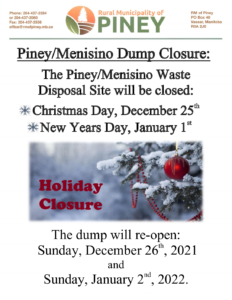 Holiday Dump Closure