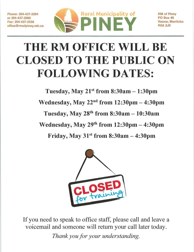 Office Closures May 2024