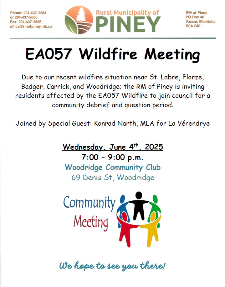 Join Council at the community wide debrief meeting, taking place at the Woodridge Community Centre on June 4, 2025.