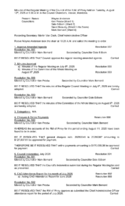Minutes of the Regular Meeting 2025-08-12