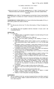 By-Law 162-2025 Council Procedures