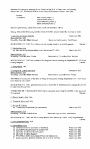 Minutes of the Regular Meeting 2025-09-23