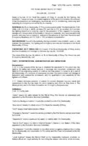By-Law 153-2026 Fire Prevention & Emergency Services