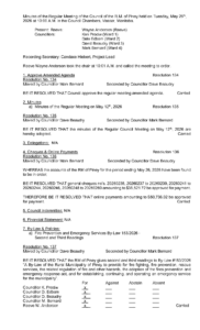 Minutes of the Regular Meeting 2026-26-05