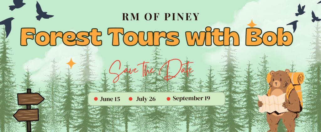 Forest Tours with Bob will be held on June 15, July 26, and September 19. We hope to see you there!